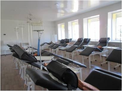 Renovated blood transfusion station