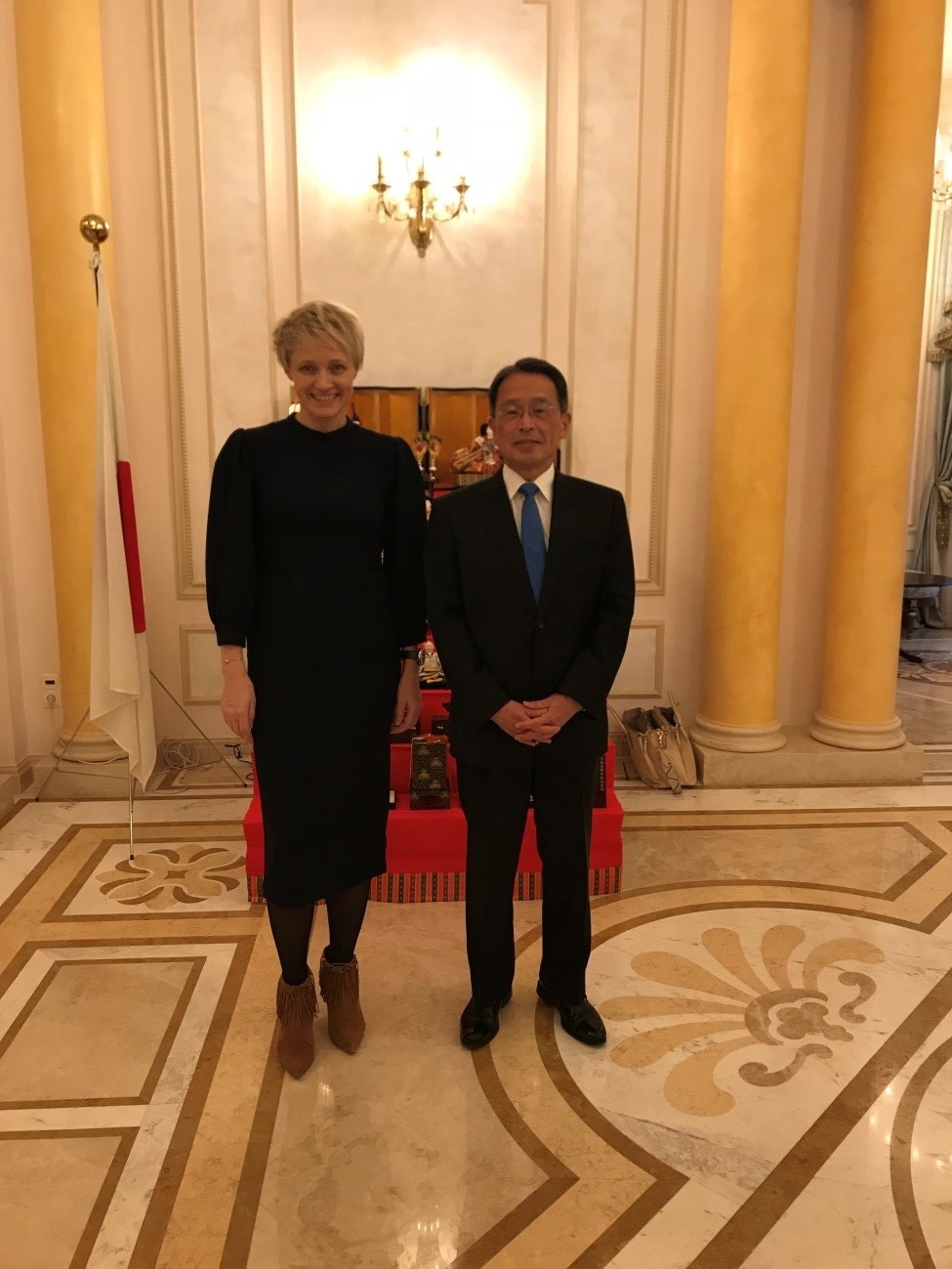 倉井大使とトロフィムツェヴァ農業政策・食料大臣代行との会談 在ウクライナ日本国大使館